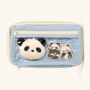Panda Pen Case — Blue