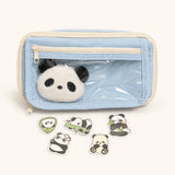 Panda Pen Case Blue 2