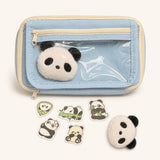 Panda Pen Case Blue 3