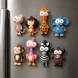 Big Eyes Safari Animal Fridge Magnets — Set of 9 — 4