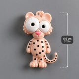 Big Eyes Safari Animal Fridge Magnets — Set of 9 — 6