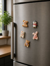 Teddy & Friends Fridge Magnets — Set of 5 — 2