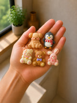 Teddy & Friends Fridge Magnets — Set of 5 — 3