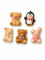 Teddy & Friends Fridge Magnets — Set of 5 — 4