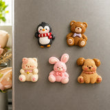 Teddy & Friends Fridge Magnets — Set of 5 — 5