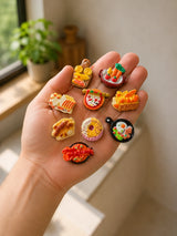 Mini Food 3D Fridge Magnets — Set of 10 — 3