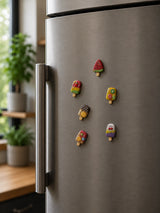 Fruit Popsicle Fridge Magnets — Set of 6 — 2