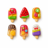 Fruit Popsicle Fridge Magnets — Set of 6 — 4