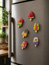Fruit Popsicle Fridge Magnets — Set of 6 — 5