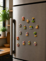 Tiny Village Fridge Magnets — Set of 16 — 2