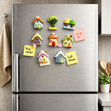 Tiny Village Fridge Magnets — Set of 16 — 8