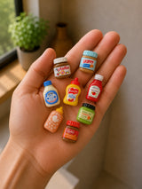 Mini Sauce Jar Fridge Magnets — Set of 8 — 3