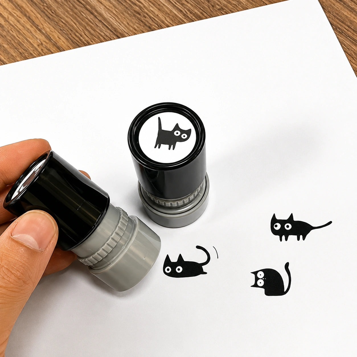 Cute Cat Self-Inking Stamp