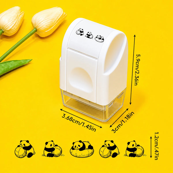 Panda Roller Stamp — 5 Designs in One Roll