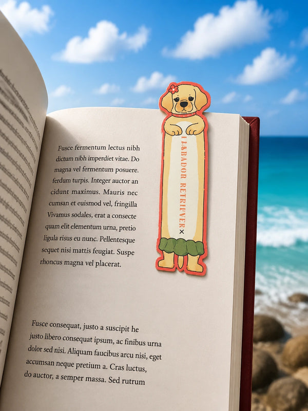 Labrador Retriever Book Tag