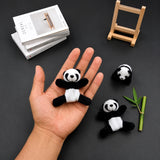 Cuddly Panda Hugger — Plush Panda for Fridge, Plants & Shelves — 2