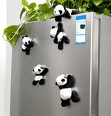 Cuddly Panda Hugger — Plush Panda for Fridge, Plants & Shelves — 3