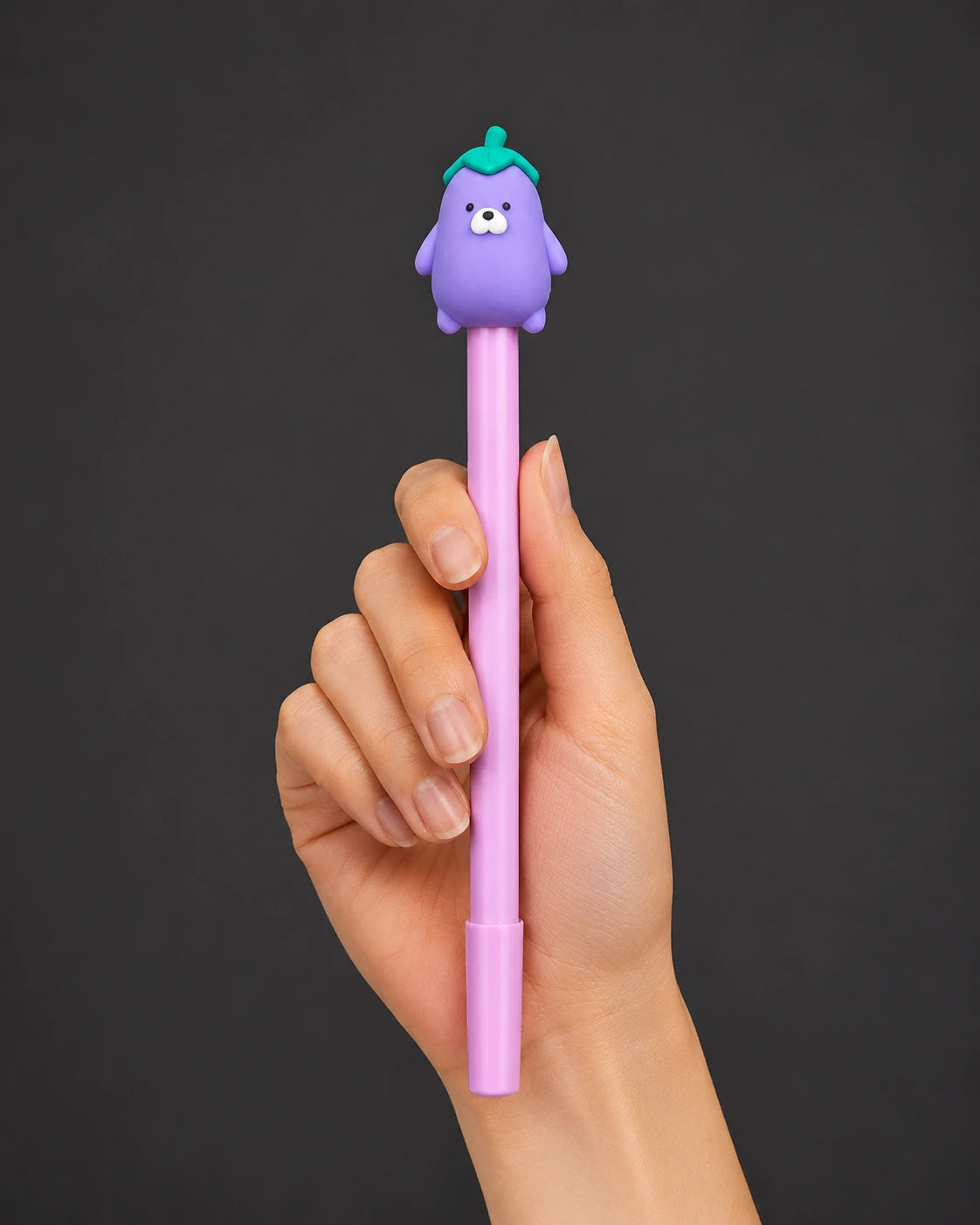 Eggplant Puppy Gel Pen