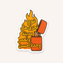 Burn Better City Sticker